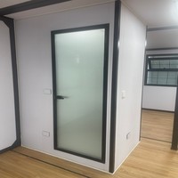 Maison préfabriquée prête à l'emploi de 3 chambres à coucher Maisons modulaires préfabriquées Maison conteneur extensible Petites maisons