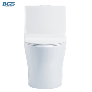 <span class=keywords><strong>Inodoros</strong></span> modernos de lujo de una pieza de cerámica oro blanco WC Sanitarios de doble descarga para <span class=keywords><strong>inodoros</strong></span> de baño para baño Gold Line - Product Image 2