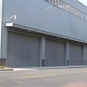 <span class=keywords><strong>Porte</strong></span> de garage extérieure de style américain, résistante aux ouragans, en acier galvanisé, avec volets roulants de sécurité - Product Image 1