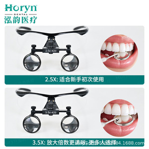แว่นขยายแบบสวมศีรษะ Horyndent 3.5x สำหรับการผ่าตัดช่องปากและทันตกรรม - Product Image 3