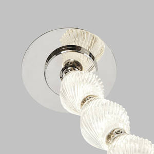 Decoración artística, decoración de diseñador, de techo led luces colgantes, escalera, comedor, largo, moderno, collar de perlas de cristal, lámpara de araña - Product Image 3