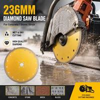 Lame de scie segmentée diamantée industrielle de 236 mm pour découpe à sec/humide du béton et de la pierre - Personnalisable OEM/ODM/OBM - Garantie 3 ans