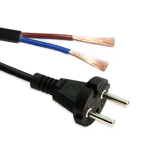 Fiş AVVR bakır güç kablosu 300V 2*0.5MM 0.75SQMM 1.5MM 2.5MM PVC yalıtımlı Flexical 2 çekirdek kabloları elektrik kabloları