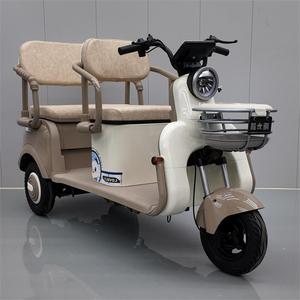 Triciclo de Tres Ruedas de Estilo Moderno para Adultos, Carroza Abierta, Batería de Plomo-Ácido de 60v, 3 Pasajeros - Product Image 1