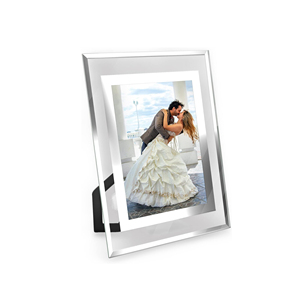 Customized Crystal Glass <b>Gold</b> <b>Photo</b> <b>Frame</b> 4x6 5x7 8x10 Picture <b>Frame</b> Glass for Tabletop Display Vertical or Horizontal - Product Image 1