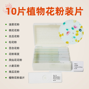 Kit de préparations microscopiques de pollen végétal : préparations microscopiques fraîchement obtenues et clairement structurées pour la recherche scientifique et l'enseignement supérieur - Product Image 5