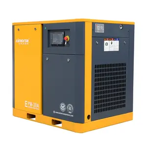 Sell at cost 30hp 220v Three Phase Pm Vsd Screw Type Air Compressor For industrial production