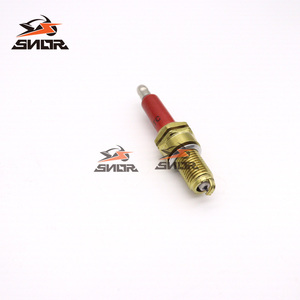 หัวเทียนเซรามิกสีแดง SNOR รุ่น A7TC สำหรับรถมอเตอร์ไซค์ฮอนด้า ดรีม100 เวฟ100 ยามาฮ่า จ็อก50 บาจาจ บีเอ็ม100 ซีที100 อะไหล่เปลี่ยนหัวเทียน - Product Image 6