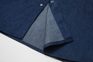 Áo sơ mi nam chất liệu denim chống cháy, kiểu dáng cổ điển, chất liệu cotton trung bình, chống cháy, an toàn khi hàn - Product Image 6