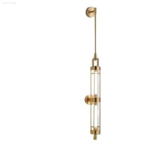 Lámpara de Pared Moderna de Hierro Dorado con LED, Lámpara Creativa para Sala de Estar, Dormitorio, Hotel, Pantalla de Metal Translúcido, Regulable - Product Image 5