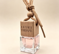 Diffuseur de parfum pour voiture - Extrait de plantes naturelles, aromathérapie, avec bouchon en bois et corde en coton pour voiture et maison