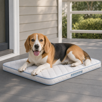 Coussin matelassé à profil bas pour chien, pour porche couvert, usage extérieur matinal, pour chiens de taille moyenne, lit pour animaux de compagnie OEM