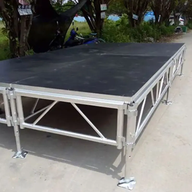 Palco de música para performance de festas modulares personalizados em alumínio de alta qualidade