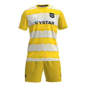 Pacchetto Uniforme Calcio Professionale: Maglia e Pantaloncini in Tessuto Traspirante Elasticizzato a Quattro Vie - Product Image 1