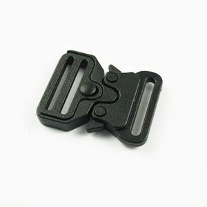 Side Release Buckle 25mm Black Plastic Durable For Bags Backpack <b>Webbing</b> Accessories - Product Image 3