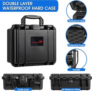 STARTRC Étui de transport rigide étanche à double couche verrouillable TSA pour accessoires de caméra d'action <span class=keywords><strong>Hero</strong></span> 12/11 - Product Image 4