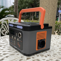 Panneau solaire Portable 500W MPPT banques d'alimentation Batteries au lithium-ion 110V/220V 36*30*33cm centrale électrique onde sinusoïdale Pure Lifepo4 voiture