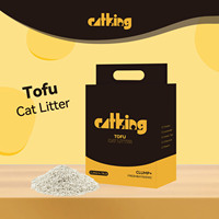 Litière pour chat écologique, granulés blancs argentés, agglomération rapide, facile à éliminer, moins de traces sur le sol, pour grossistes en animaux de compagnie