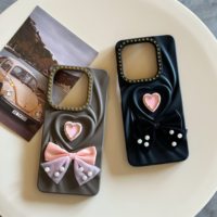 Coque de téléphone TPU de luxe 3D Love Heart Design pour Infinix Couvertures de logo personnalisé de haute qualité pour les filles
