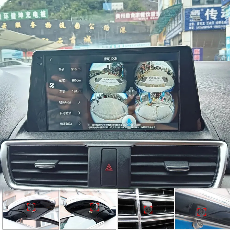 Pak Originele Monitor Voor Mazda CX-50 Cx30 Cx5 Cx9 Birds Eye 360 Camera Panoramisch Zicht Voorkant Achterzijde Surround Parking Achteruit