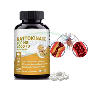 Ausreson <span class=keywords><strong>Nattokinase</strong></span> materia prima Natto estratto di massa OEM integratore 100mg liposomiale nattokinasi capsule - Product Image 3