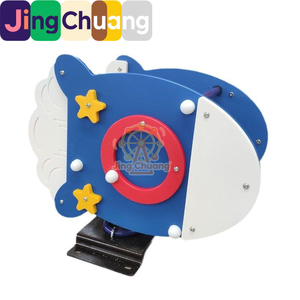 Nuevo Caballito Mecedor de Plástico con Resorte de Doble Tabla de PE, Diseño de Animal de Dibujos Animados, para Parques Infantiles Comunitarios y Exteriores, para Niños, Modelo Hokey Pokey - Product Image 5