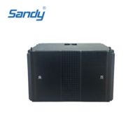 Haut-parleur audio Sandy, un seul haut-parleur de ligne de 18 pouces, équipement de sonorisation, subwoofer pour système de sonorisation de scène