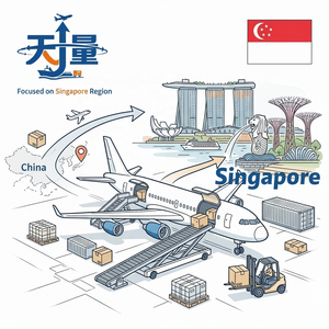 Service de fret aérien Chine-Singapour DDP - <span class=keywords><strong>Tout</strong></span> compris porte-à-porte avec 9 % de TVA et dédouanement (2-5 jours) - Product Image 1