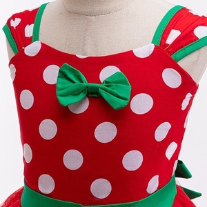 BAIGE Nuovo <span class=keywords><strong>Vestito</strong></span> Principessa Mickey <span class=keywords><strong>Minnie</strong></span> a Pois per Bambine, Abbigliamento Intero con Colletto a O e Pizzo Dolce - Product Image 4