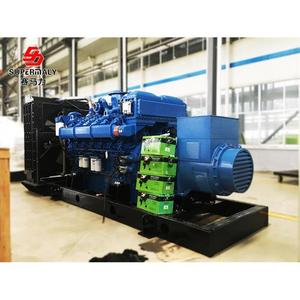 ชุดเครื่องกำเนิดไฟฟ้า1000kW จาก Weichai 400/230V 50Hz เอาต์พุตแบบสามช่องเปิดพร้อมตู้ควบคุม - Product Image 2