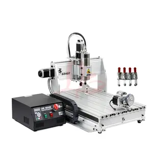 800W 6040Z-S65J CNC Milling machine 4 Axis 575X375mm Milling Machine for Student Project and Hobby With LPT Port
