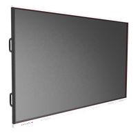 Pantalla Táctil Interactiva de 75 Pulgadas para Educación, Panel Plano LED 4K con OPS, Dispositivo de Transmisión Inalámbrica Android Windows, Pizarra Inteligente