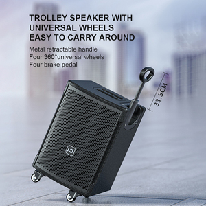 Loa karaoke di động ngoài trời 8 inch <span class=keywords><strong>100W</strong></span> tích hợp Bluetooth, có bánh xe - Product Image 4