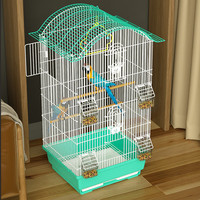 Grande cage à oiseaux pour usage domestique, cage écologique de luxe avec plateau en plastique, durable et robuste pour les ménagères, les calops et les perroquets
