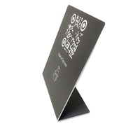 Plastique d'affichage de table Rfid à code QR personnalisé brillant durable et lisible et inscriptible