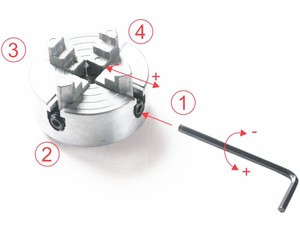 Mandril para máquina de torno <span class=keywords><strong>cnc</strong></span> 4 mandíbula - Product Image 4