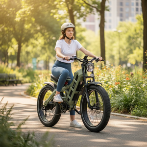 Bicicleta eléctrica de 26/21 pulgadas con 7 velocidades, 48v, batería dual, para montaña, tipo Dirt Bike, híbrida, procedente del almacén de la UE. - Product Image 1