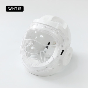 Casco de Taekwondo completamente cerrado para niños y adultos, visera transparente, protección para la cabeza, transpirable, resistente a impactos, Unisex - Product Image 2