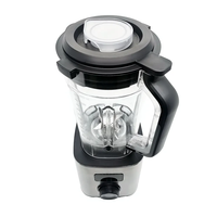 Mixeur multifonction robuste en acier inoxydable 1200W 1,5L pour voiture et hôtel avec vitesse variable et fonction smoothie