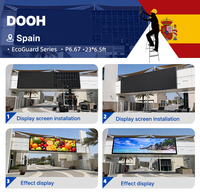 Écran LED extérieur RAYBO P10, indice d'étanchéité IP65, écran LED HD, installation rapide pour la publicité numérique en extérieur