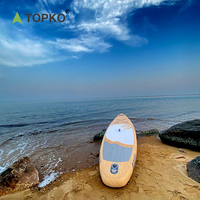 TOPKO-planche à pagaie gonflable pliable, pour la mer, impression fleurs/animaux/dessin animé Offre Spéciale