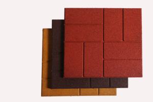 Baldosas de Caucho de Alta Densidad, Adoquín de Caucho Encastrable para Exteriores, para Caminos y Jardines/Parques - Product Image 3