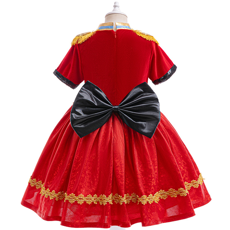 white christmas dresses Konges Sløjd Doll Christmas Dress + Hat in Jolly Red, One size, Multi Color, Doll & Action Figure Accessories main image 1