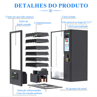 Distributeur automatique de snacks RUNYANG personnalisé pour l'extérieur, machines de vente automatiques pour aliments et boissons