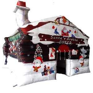 Cabane gonflable de noël, maison Igloo, en plein air, pour décoration de vacances - Product Image 1
