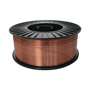 The factory directly supplies 0.8mm, 1.00mm, 1.0mm carbon steel ER70S-6 welding wire