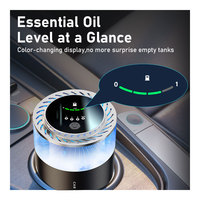 Diffuseur d'huiles essentielles pour voiture rechargeable par USB électrique, humidificateur d'air portable sans eau, purificateur d'air pour véhicule domestique, 1 an