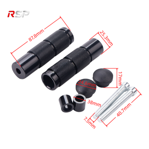 Repose-pieds universels <span class=keywords><strong>en</strong></span> alliage d'aluminium CNC pour passager arrière de moto, repose-pieds solides, remplacement et amélioration pour vélo électrique - Product Image 2