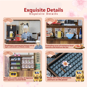 OCHOICE Kit de Rompecabezas de Casa de Muñecas de Madera 3D, Juguete Educativo en Miniatura <span class=keywords><strong>para</strong></span> <span class=keywords><strong>Adultos</strong></span> y Niños, Juego Creativo y Decorativo - Product Image 4