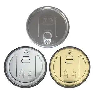 Düşük adedi alüminyum B64 kapak halkası çekme Tab B64 hafif ağırlıklı Sot Can içecekler için kolay açık uç - Product Image 1